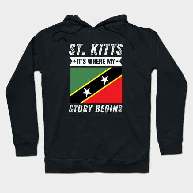 St Kitts Hoodie by footballomatic